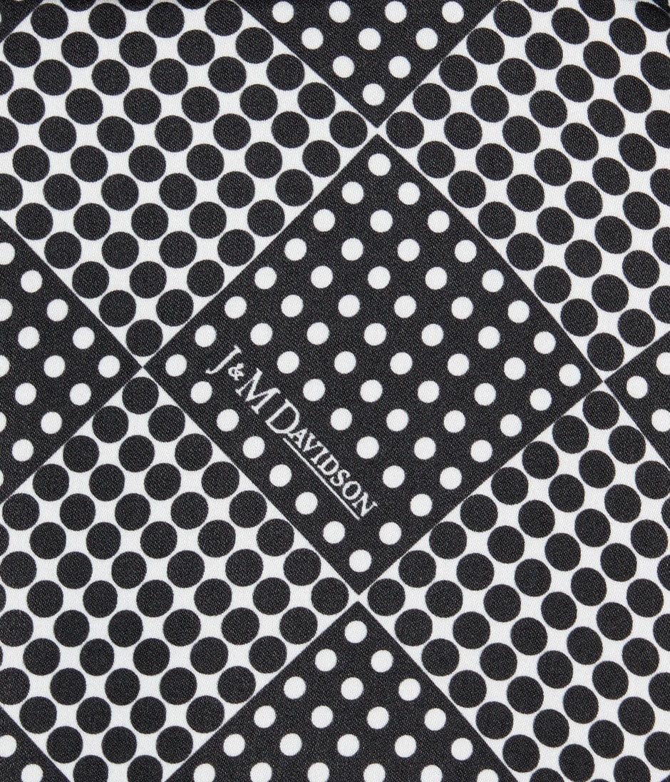 SCARF PANEL PATTERN BLOUSE 詳細画像 BLACK 7