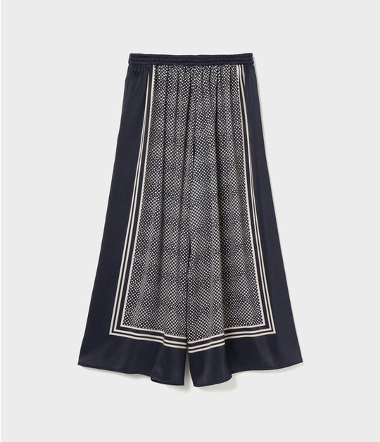 SCARF PANEL PATTERN TROUSERS 詳細画像