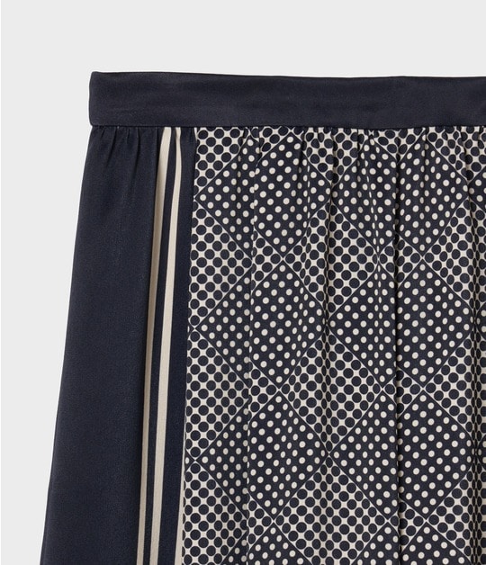 SCARF PANEL PATTERN TROUSERS 詳細画像