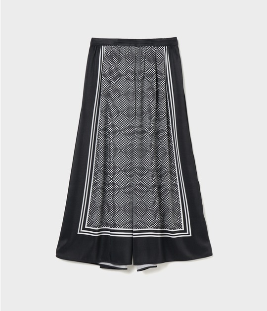 SCARF PANEL PATTERN TROUSERS 詳細画像