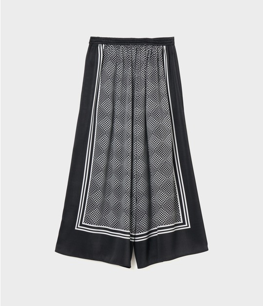 SCARF PANEL PATTERN TROUSERS 詳細画像