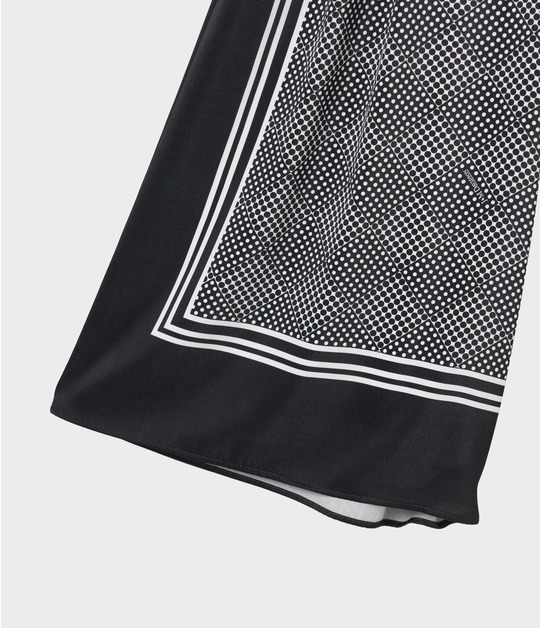 SCARF PANEL PATTERN TROUSERS 詳細画像