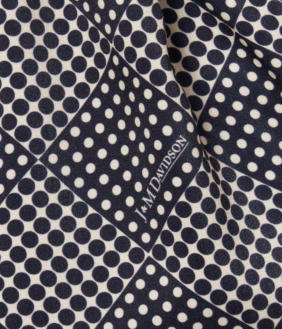 SCARF PANEL PATTERN TROUSERS 詳細画像 NAVY 6