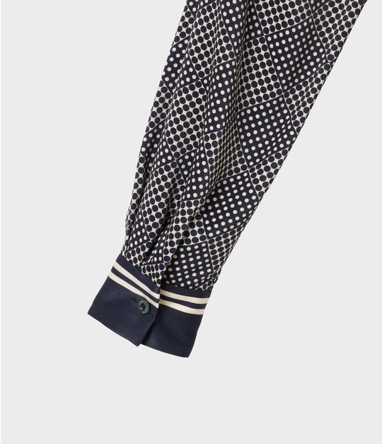 SCARF PANEL PATTERN DRESS 詳細画像
