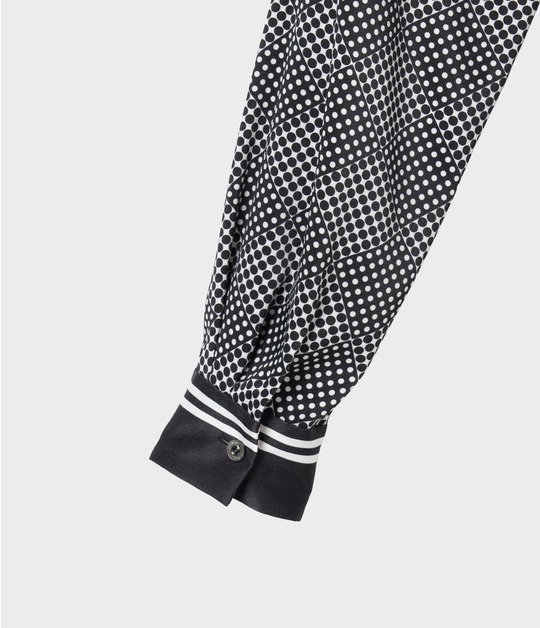 SCARF PANEL PATTERN DRESS 詳細画像