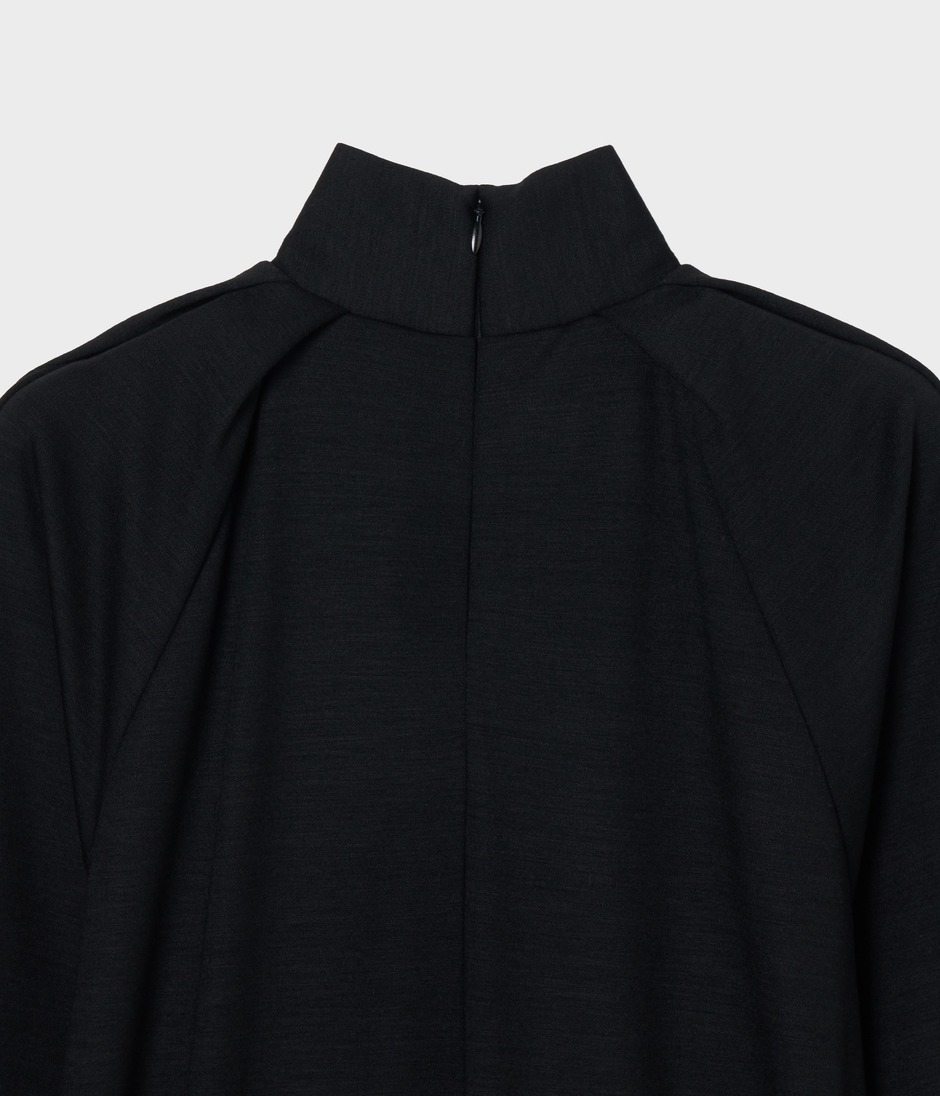 HIGH NECK JERSEY DRESS 詳細画像 BLACK 4