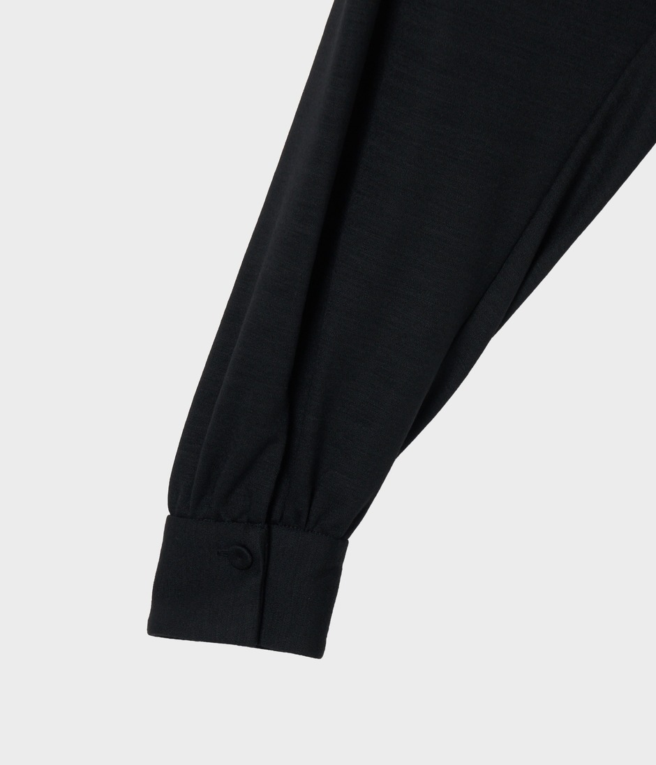 HIGH NECK JERSEY DRESS 詳細画像 BLACK 5