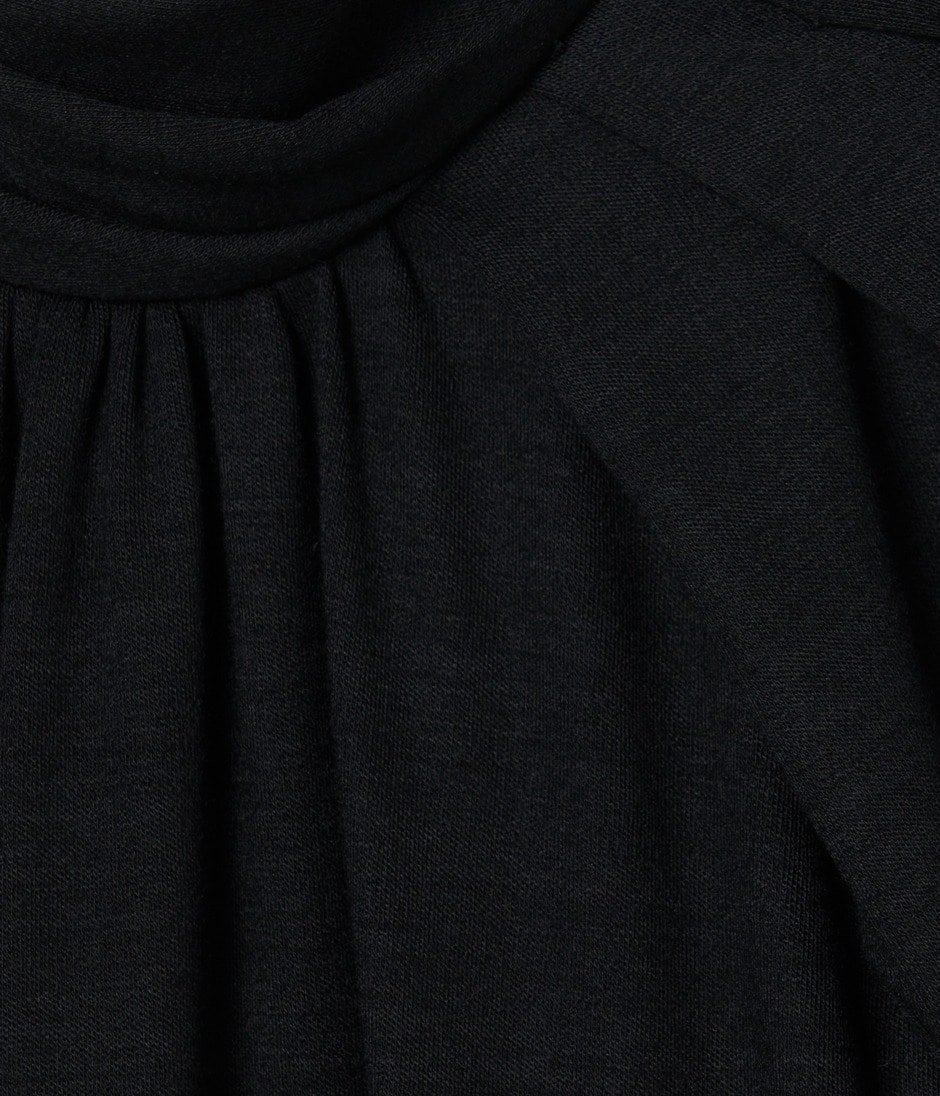 HIGH NECK JERSEY DRESS 詳細画像 BLACK 7