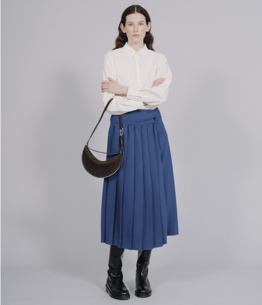 PLEATS WRAP SKIRT 詳細画像