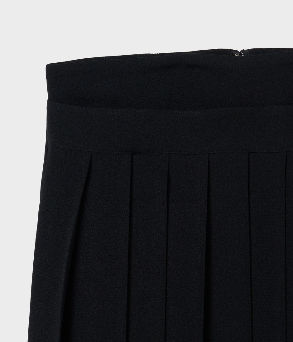 PLEATS WRAP SKIRT 詳細画像 BLACK 4