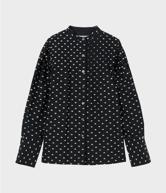 CUT JACQUARD TUCK SHIRT 詳細画像
