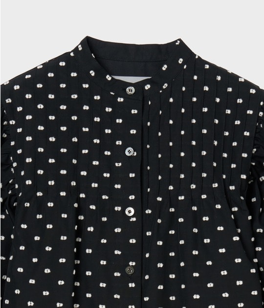 CUT JACQUARD TUCK SHIRT 詳細画像
