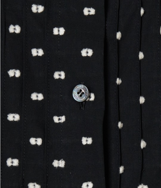 CUT JACQUARD TUCK SHIRT 詳細画像