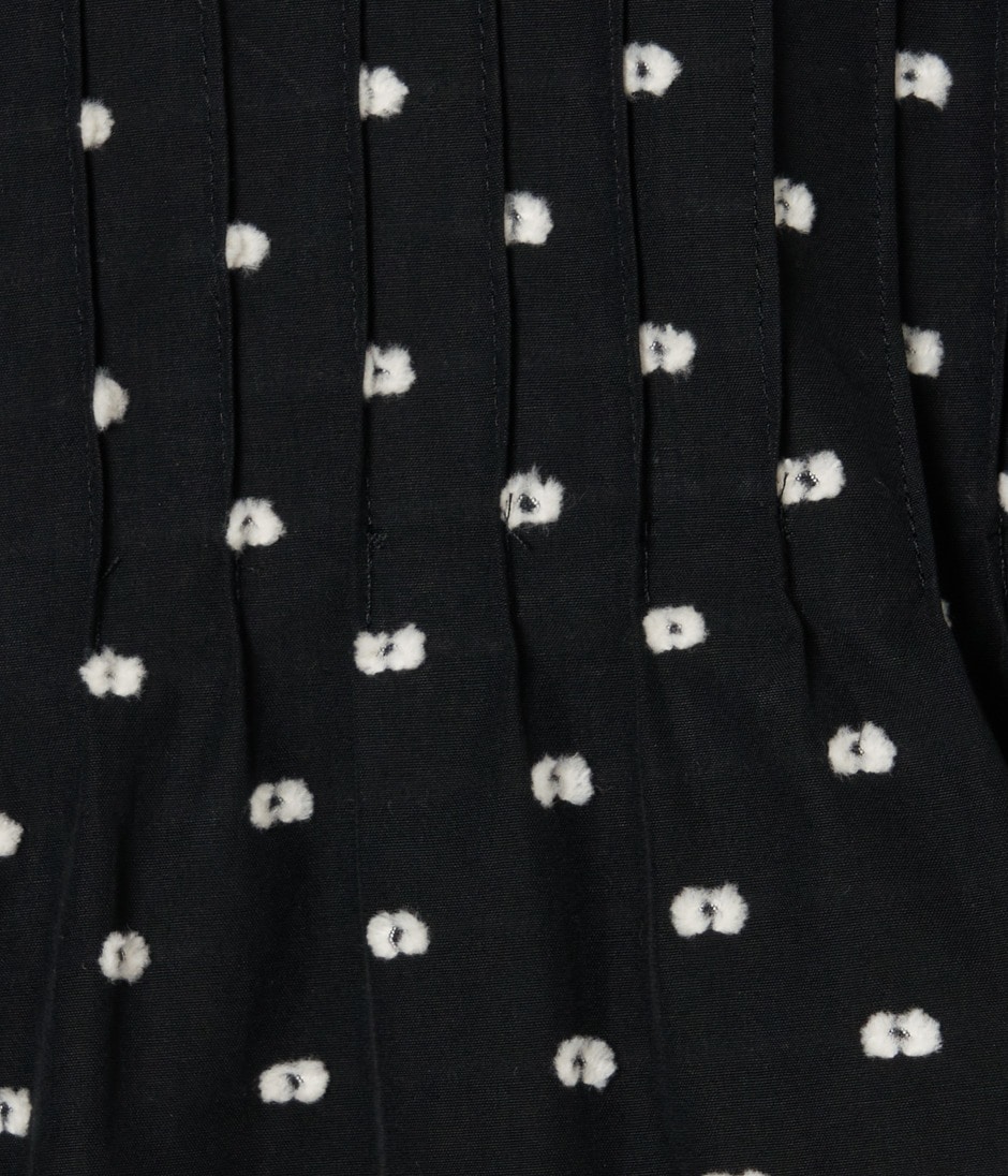 CUT JACQUARD TUCK SHIRT 詳細画像 BLACK 7