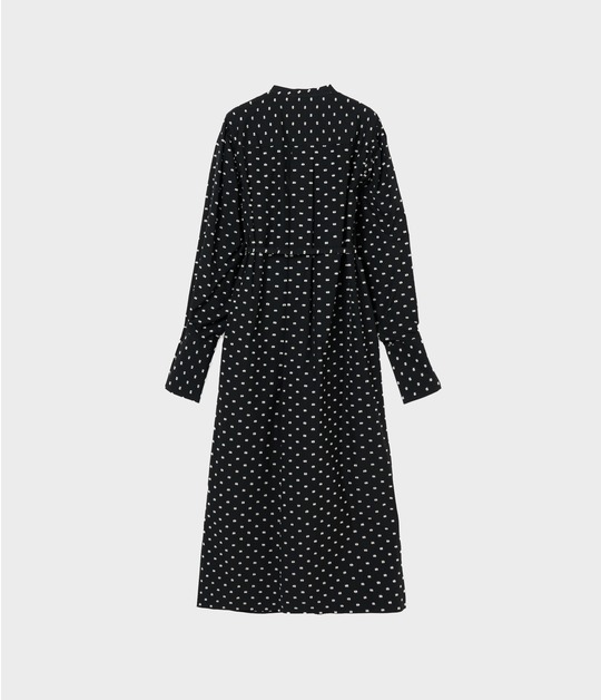 CUT JACQUARD SHIRT DRESS 詳細画像