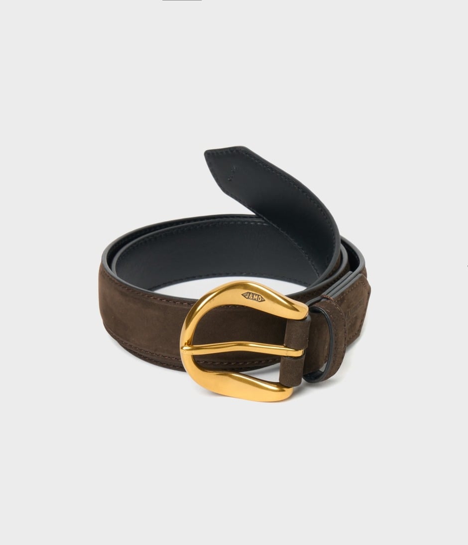 DISK BUCKLE BELT 30MM 詳細画像 MARRON 1