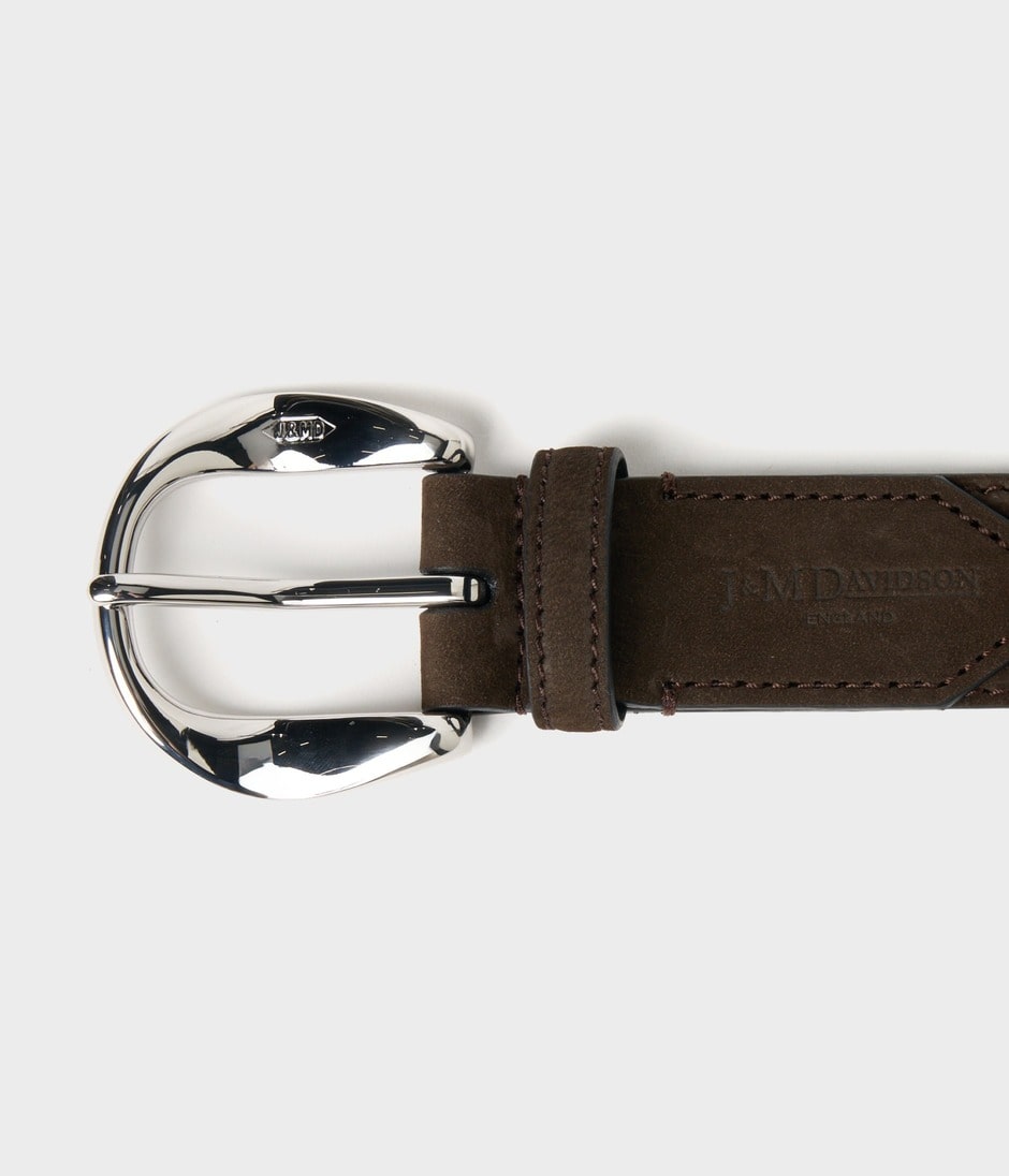 DISK BUCKLE BELT 30MM 詳細画像 MARRON 2
