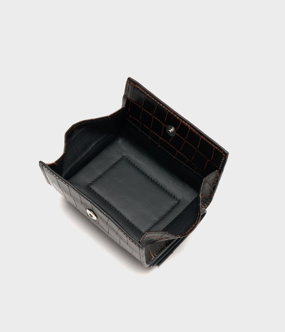 FOLD WALLET WITH STUDS 詳細画像 BROWN 4