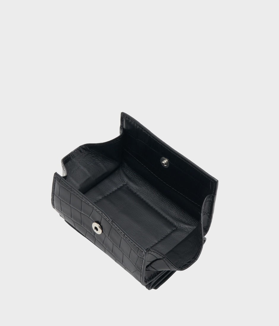 FOLD WALLET WITH STUDS 詳細画像 BLACK 4