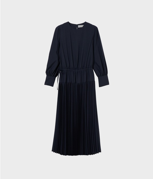 FAN PLEATS DRESS