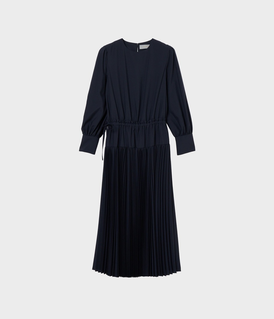 FAN PLEATS DRESS 詳細画像 NAVY 1