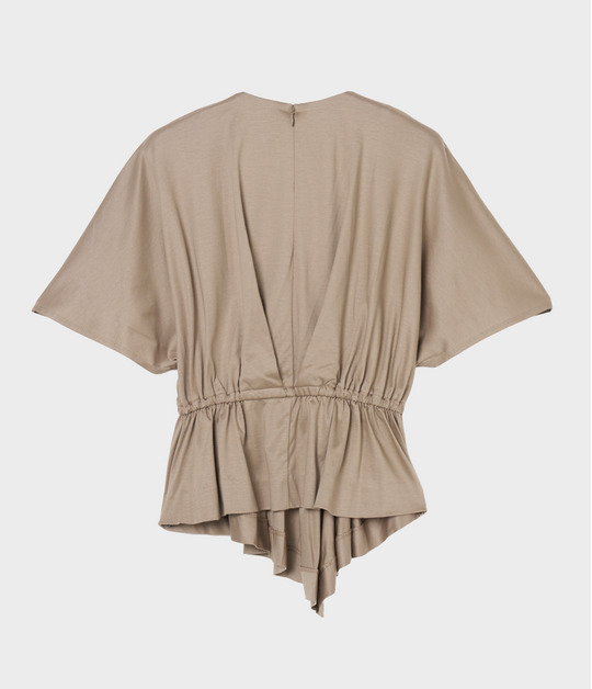 TUCKED PEPLUM TOP 詳細画像