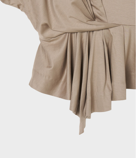 TUCKED PEPLUM TOP 詳細画像