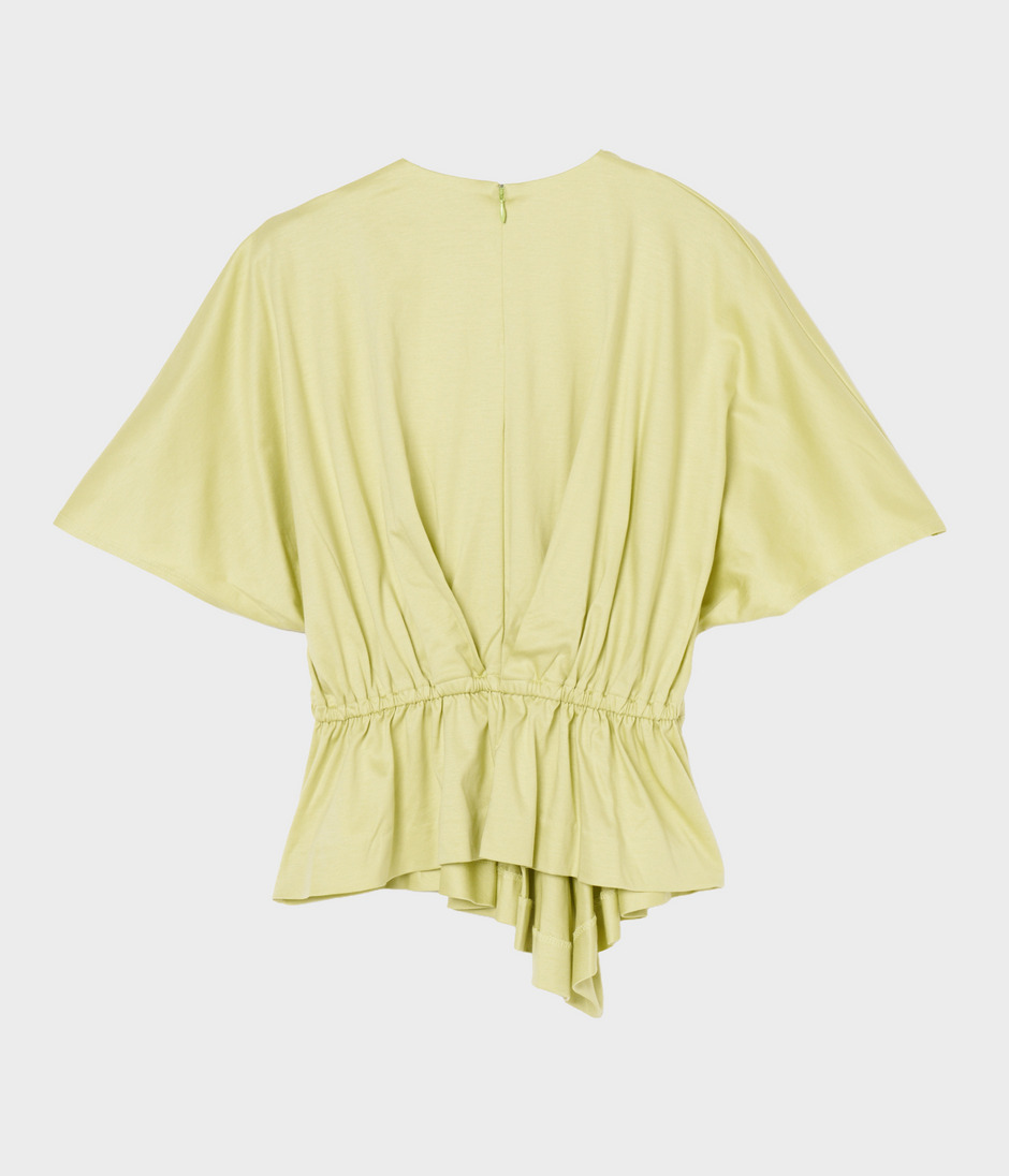 TUCKED PEPLUM TOP 詳細画像 LIGHT GREEN 2