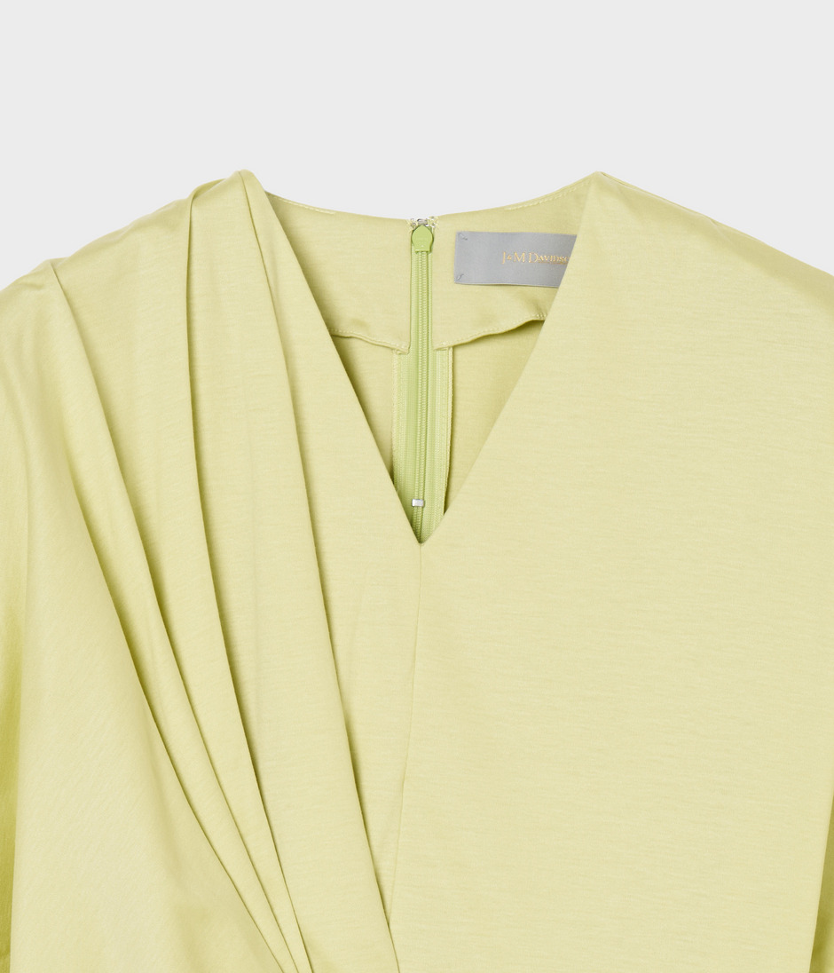 TUCKED PEPLUM TOP 詳細画像 LIGHT GREEN 3