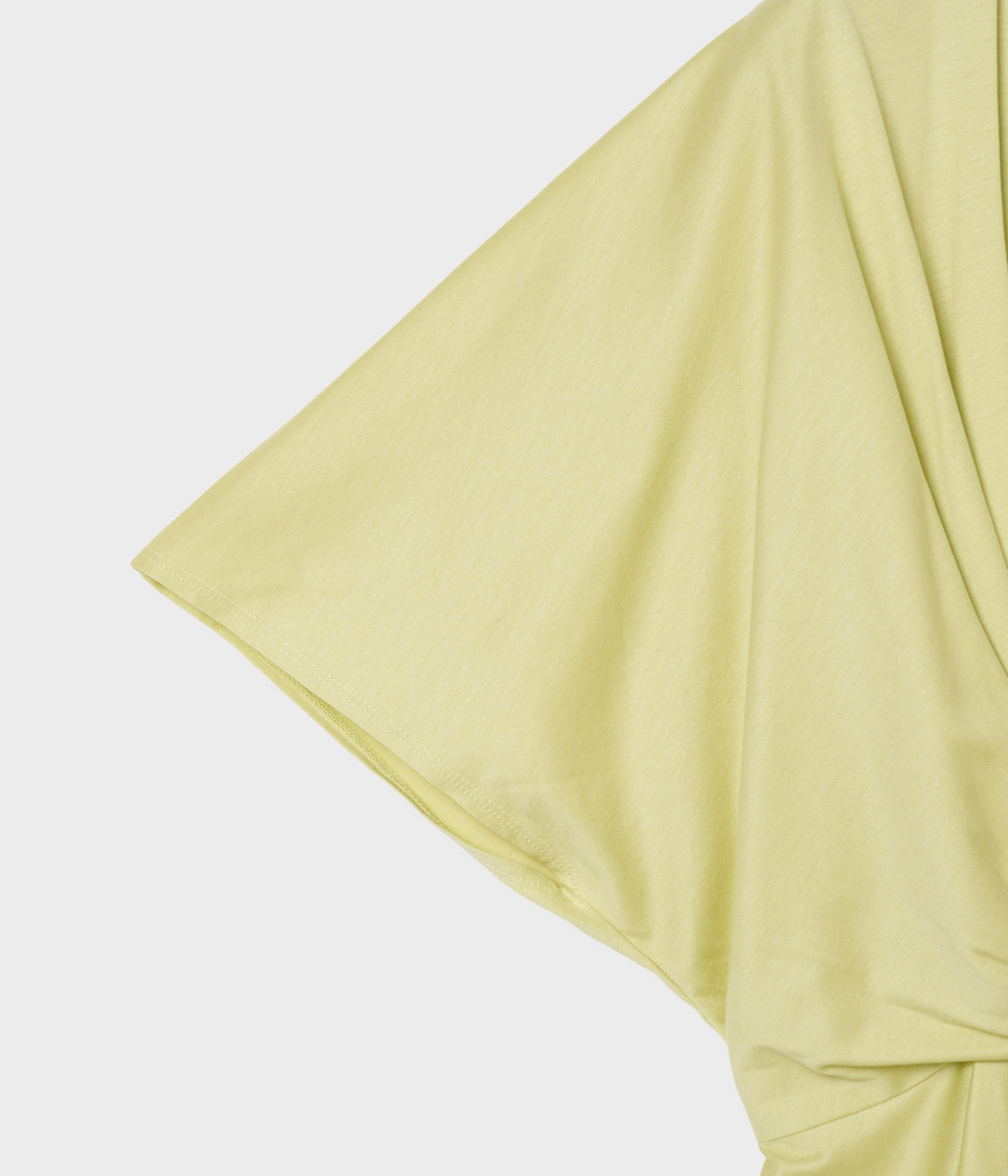 TUCKED PEPLUM TOP 詳細画像 LIGHT GREEN 4