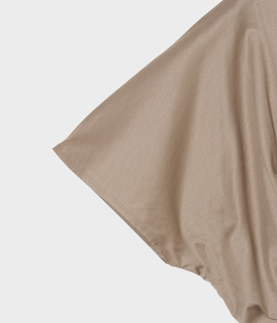 TUCKED PEPLUM TOP 詳細画像 TAUPE 4