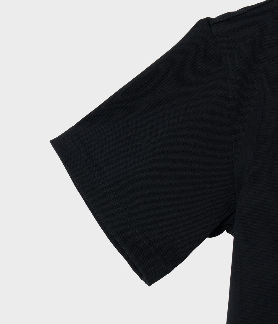 CREW NECK T-SHIRT 詳細画像 BLACK 4