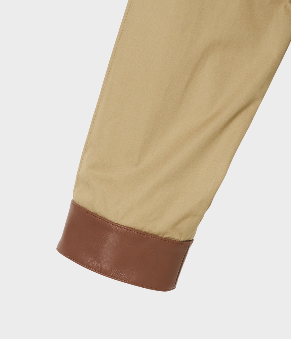 LEATHER TRIMMING COAT 詳細画像 BEIGE 5