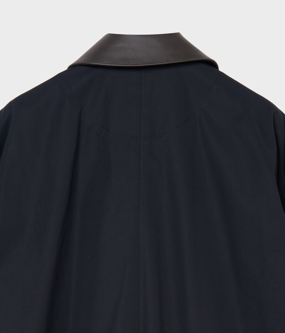 LEATHER TRIMMING COAT 詳細画像 NAVY 4