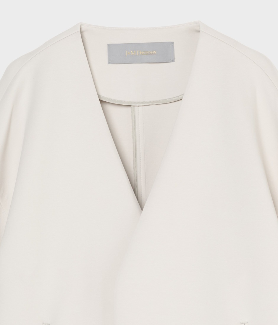 V-NECK JACKET 詳細画像 LIGHT GREY 3