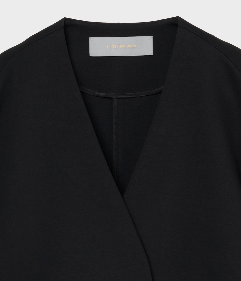 V-NECK JACKET 詳細画像 BLACK 3