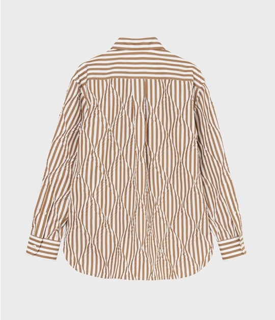 DIAGONAL PLEATED SHIRT 詳細画像