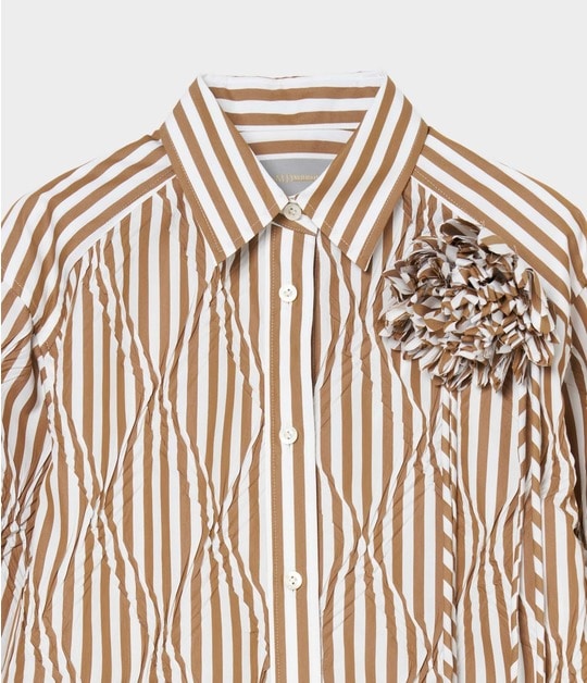 DIAGONAL PLEATED SHIRT 詳細画像
