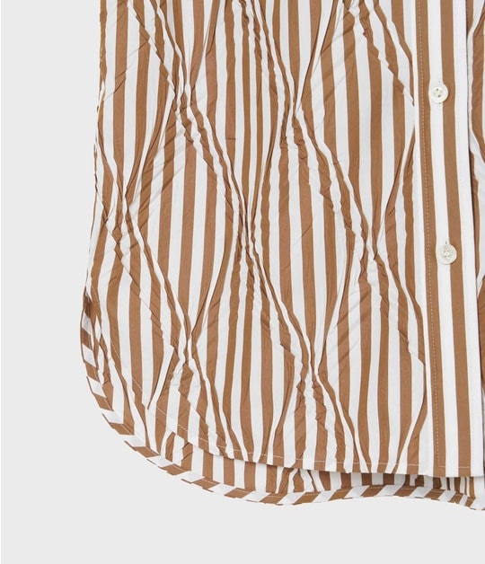 DIAGONAL PLEATED SHIRT 詳細画像