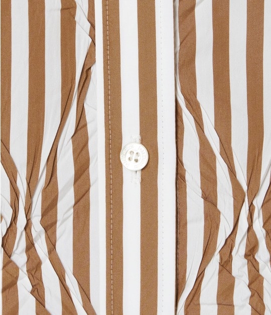 DIAGONAL PLEATED SHIRT 詳細画像