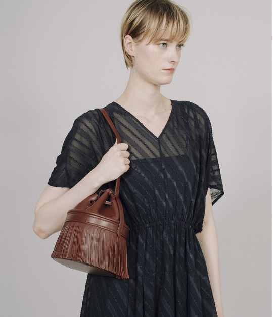 SHEER JACQUARD DRESS 詳細画像