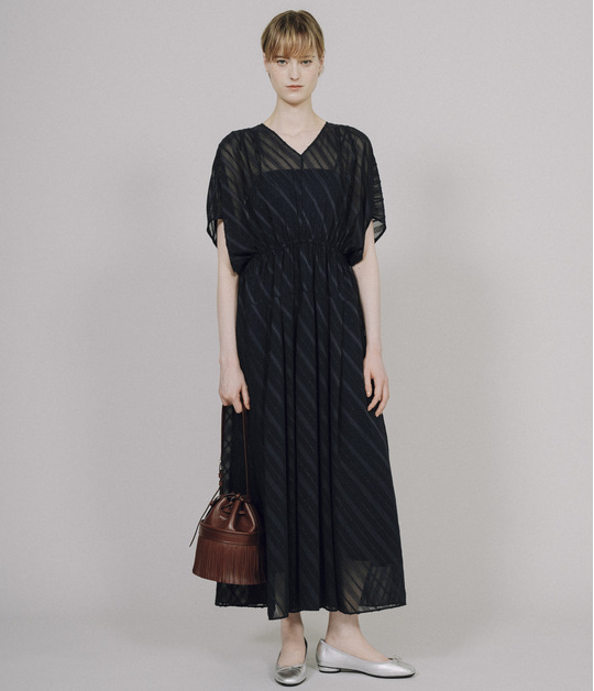 SHEER JACQUARD DRESS 詳細画像