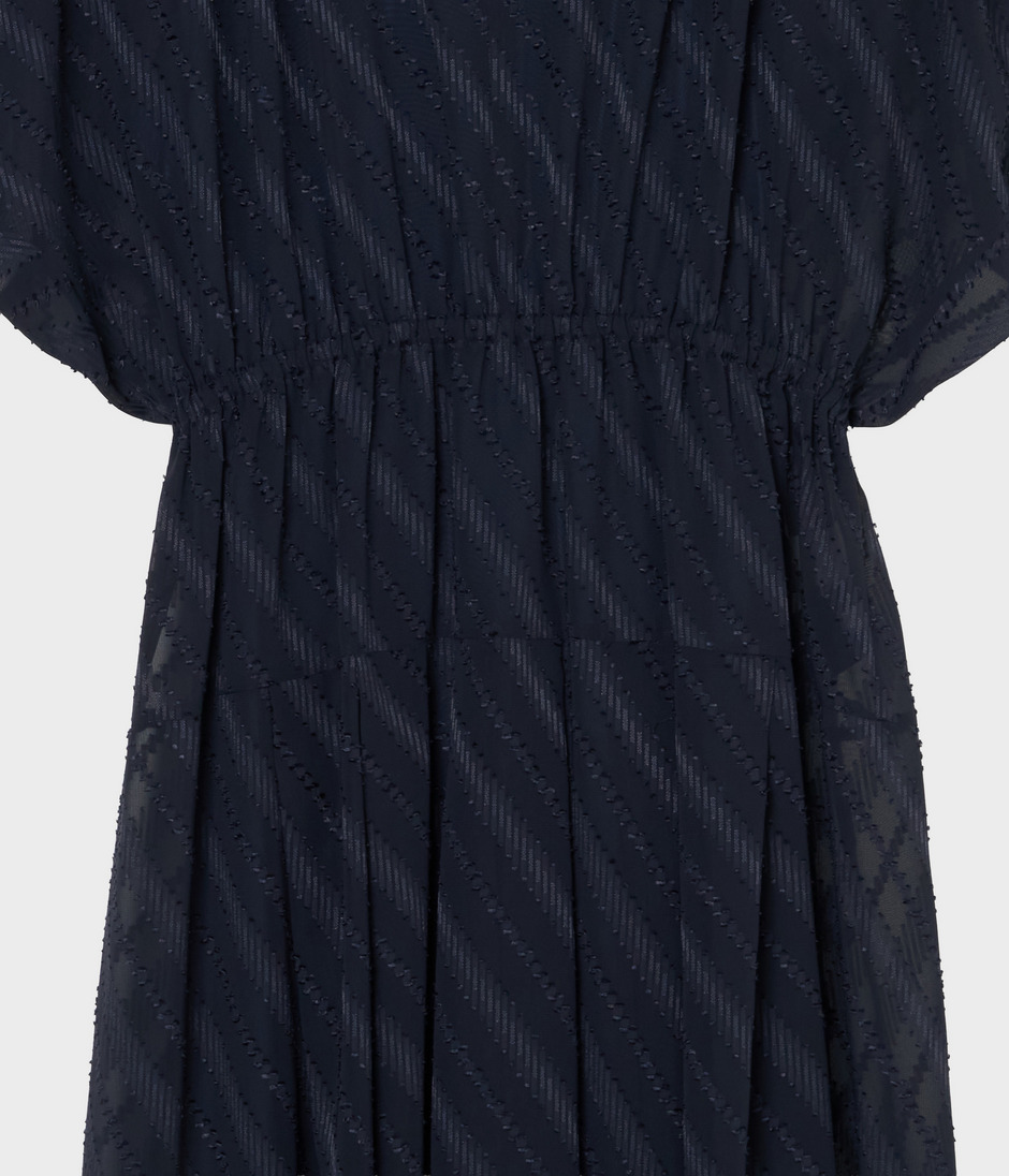 SHEER JACQUARD DRESS 詳細画像 NAVY 7