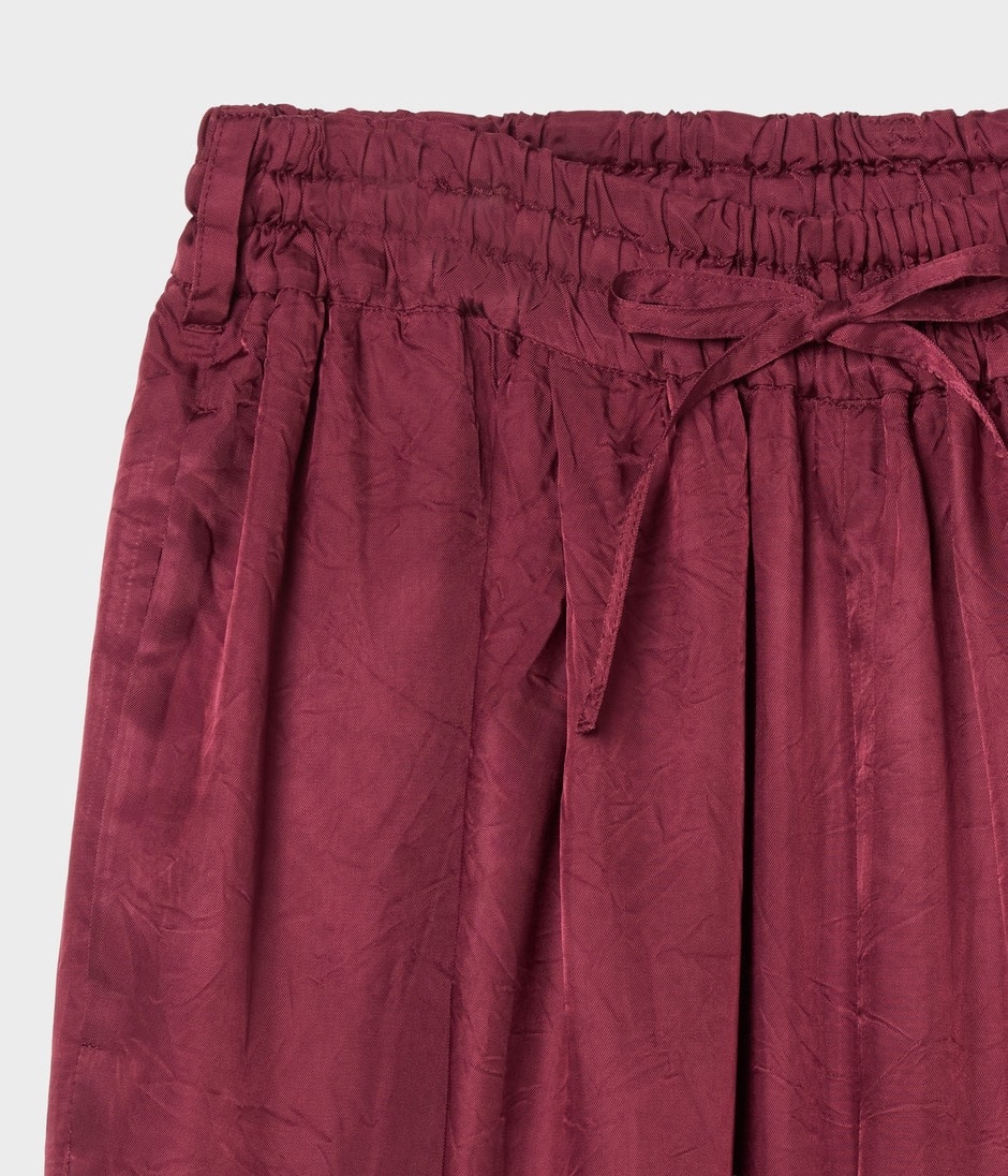 DRAWSTRING TROUSERS 詳細画像 PLUM 4