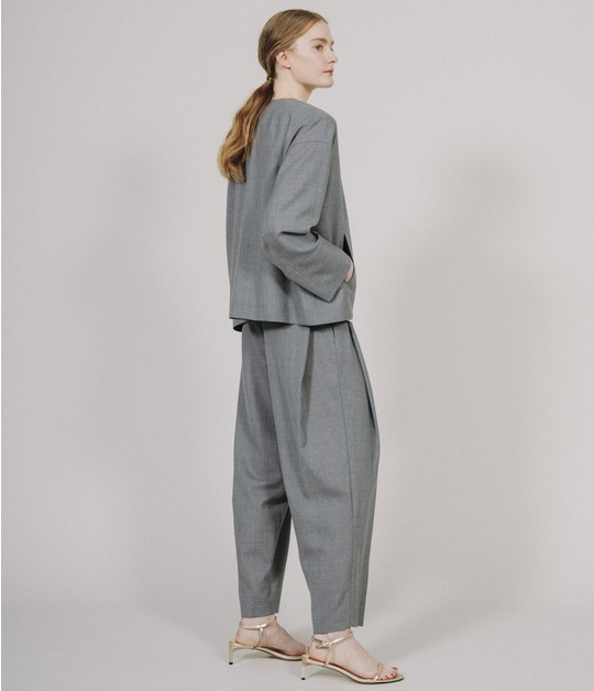 SIDE TUCKED TROUSERS 詳細画像