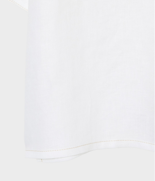LINEN BLOUSE WITH STITCH 詳細画像