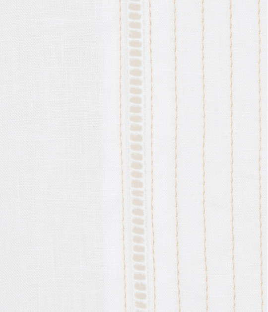 LINEN BLOUSE WITH STITCH 詳細画像