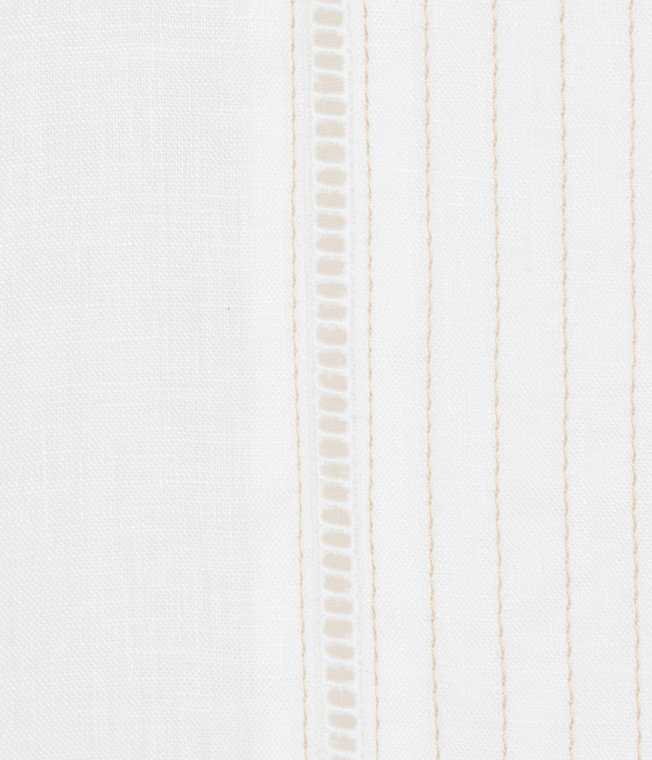 LINEN BLOUSE WITH STITCH 詳細画像 OFF WHITE 6