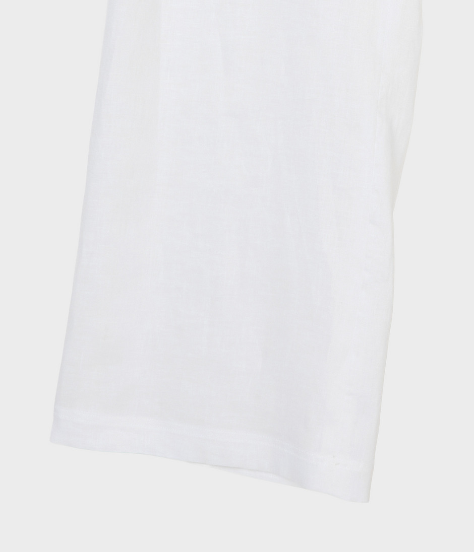 LINEN DOUBLE WAISTBAND TROUSERS 詳細画像 OFF WHITE 6