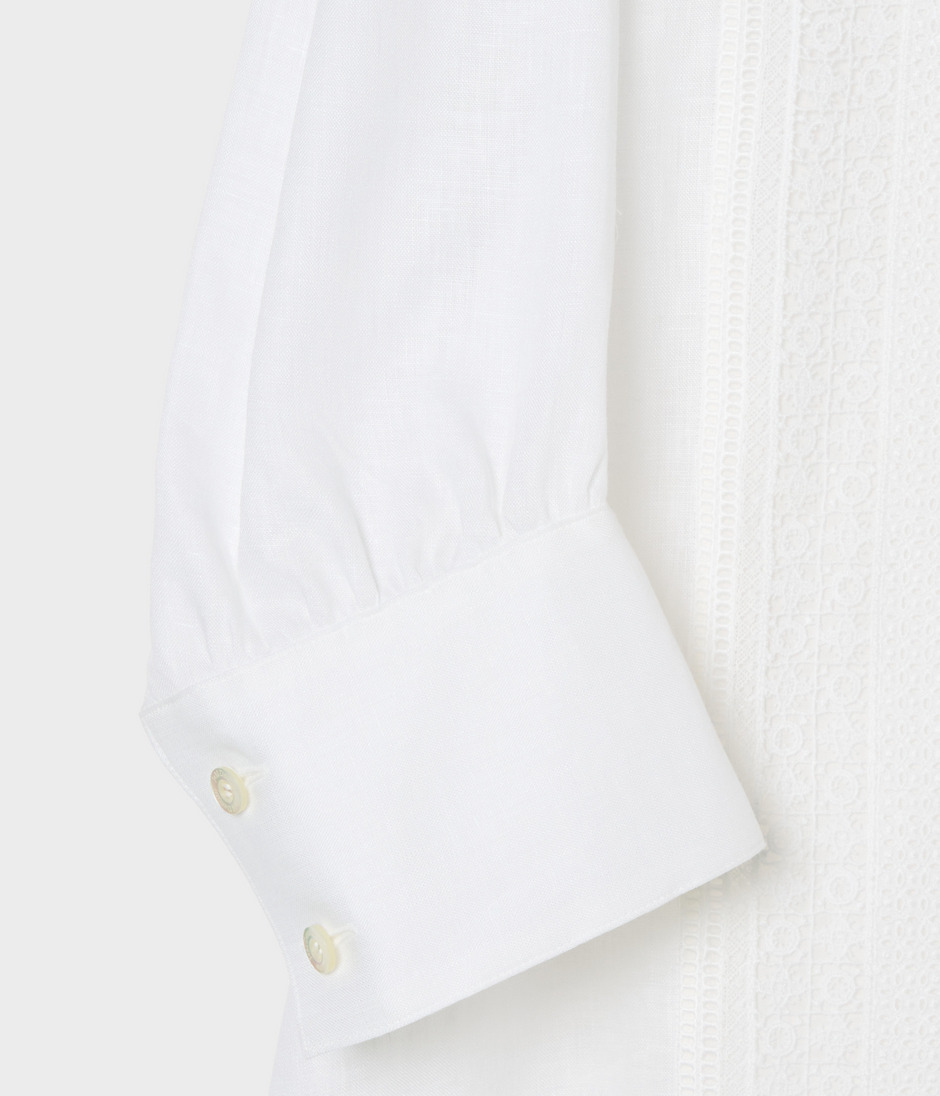 LINEN LACE BLOUSE 詳細画像 OFF WHITE 5